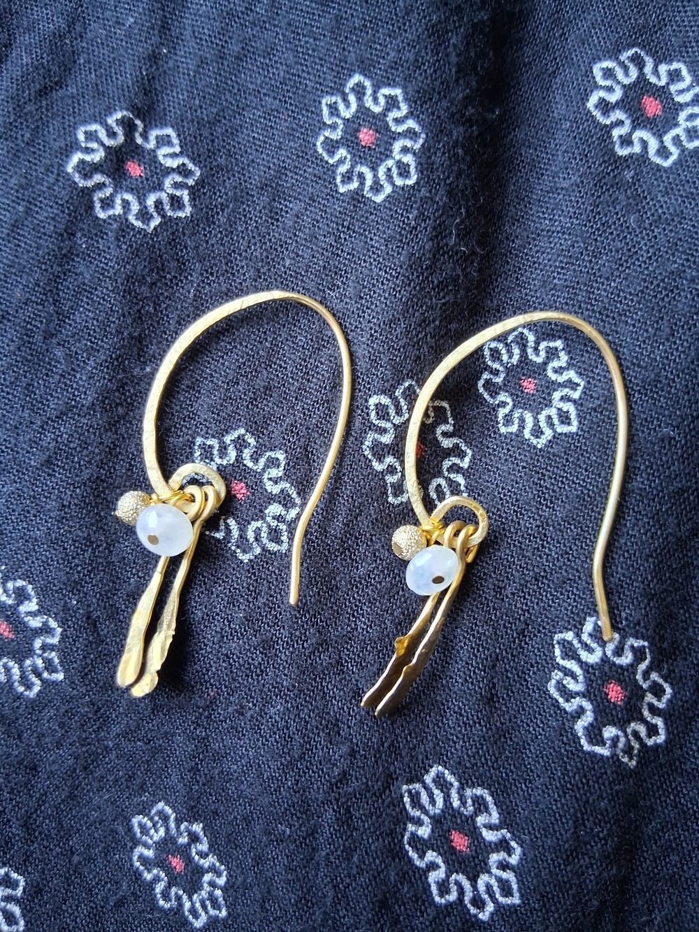 Moonstone Drop Earrings